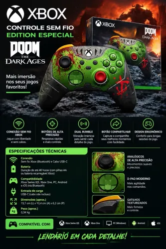 Controle Xbox