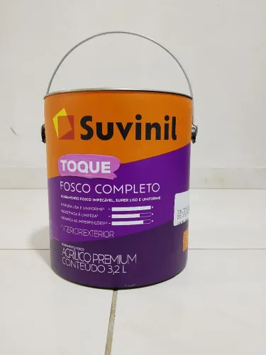 Galão Tinta Suvinil Toque 3,2L Cor Granizo - Nova Lacrada