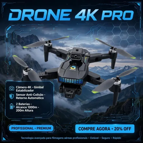 Profissional GPS câmera 4K gimbal estabilizador sensor 2 bateria retorno automático