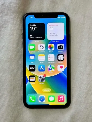 iphone x preto 256gb