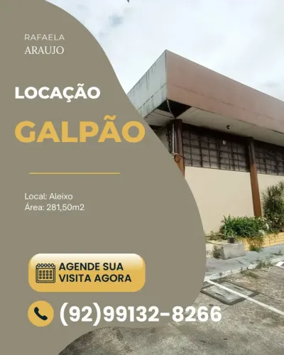 ALUGO GALPÃO COM ESCRITÓRIOS | ALEIXO