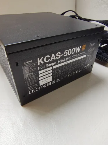 Fonte Atx Kcas 500w 80 Plus Bronze Pfc Ativo Aerocool