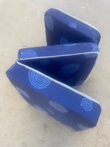 Colchão dobrável solteiro Luckspuma Luck Puff - Entrego