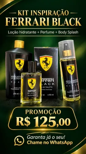 Kits Inspiração Importado - Perfumes+ Loção Hidratante 