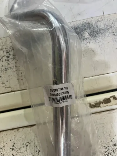 Guidão fan/titan 160 cromado
