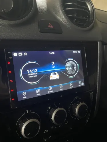 Multimídia Android 7Pol CarPlay e Android auto sem fio