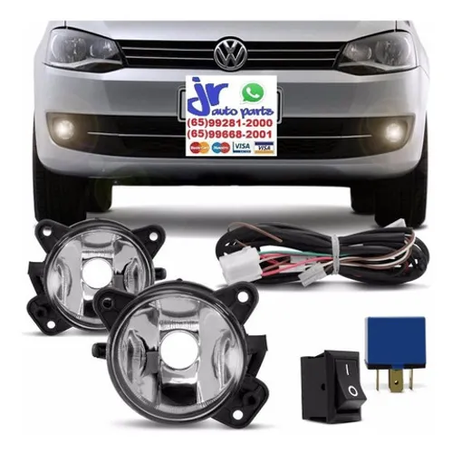 Kit Farol De Milha Space Fox 2010 2011 2012 2013 Auxiliar Neblina