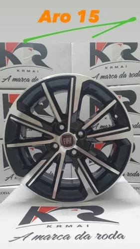 Rodas aro 15 FIAT furação 4x98 palio idea Strada