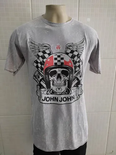 Camisa masculina algodão John John
