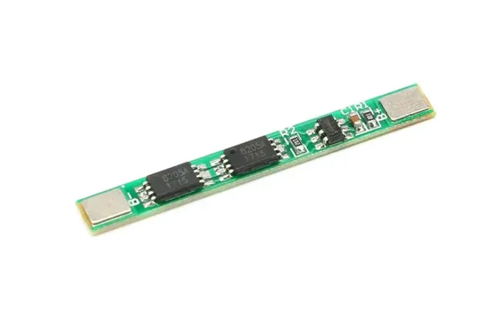 Placa BMS 1S carga e proteção 3.7v 4a p/ Bat 18650 Duplo Mos High Performance