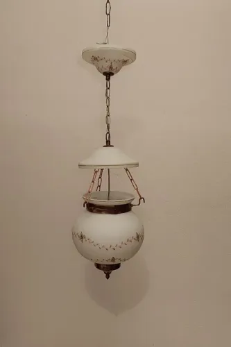 Luminária pendente, antigo.