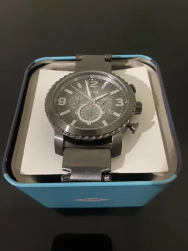 Relógio Fossil Masculino Em Grafite