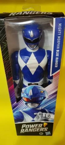 Power Rangers Mighty Morphin Ranger AZUL - Figura de 30 cm - E8665 - Hasbro