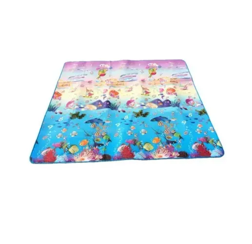 Tapete infantil  atividade 90cmx150cm cd-362 termico-fundo do mar- modelo 0789