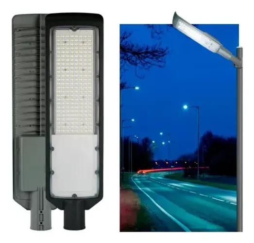 Luminária Led Para Poste 100w Iluminação Publica 6500k