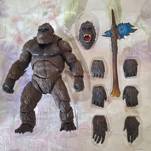 Boneco Kong 2021 SH Monsterarts Godzilla vs Kong