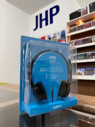 Fone de Ouvido Headset Logitech H151 Preto P2 | Parcela Sem Juros | Loja Curitiba