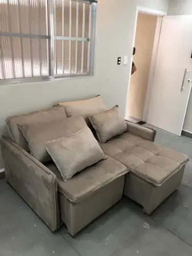 Sofá sem caixa Roma 1,80 mts veludo