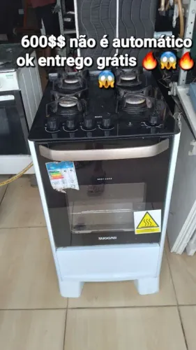 Fogão Suggar 4 Bocas - 600$ - Entrega Grátis