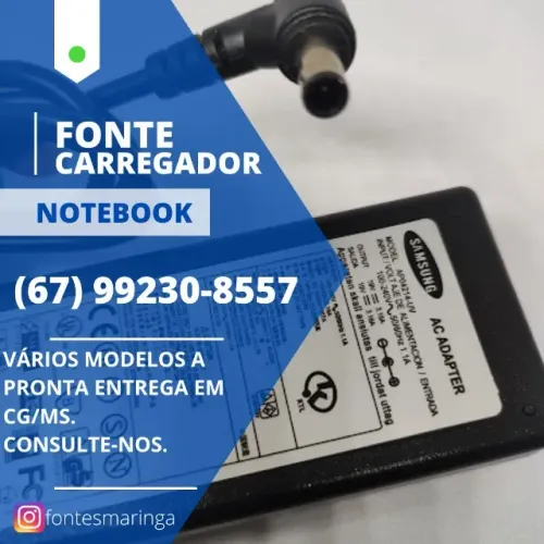 Fonte notebook Lenovo plug redondo