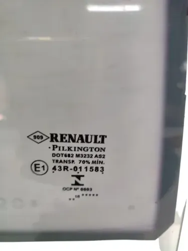 Vidro de porta Renault kwid traseiro direito 2016 a 2020