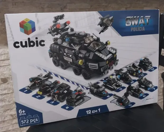 Lego Blocos de Montar Cubic Swat Polícia