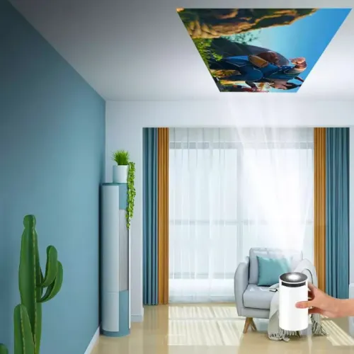 projetor data show led hy300 wifi 6 4k 1080p ultra hd android 11 8000 lumens