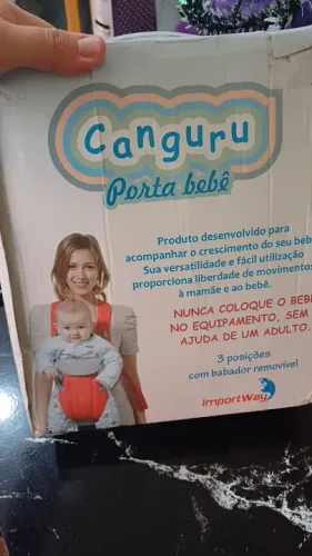 Canguru Porta Bebê - Novo - Import Way