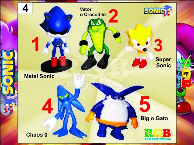 Miniatura Sonic IV (Venda por Unidade ou Coleção)