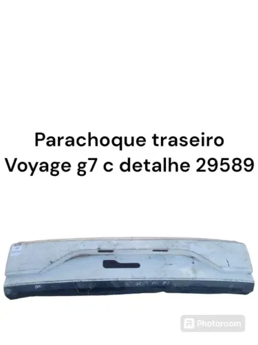 Parachoque traseiro Voyage G7 com detalhe