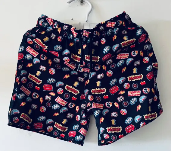 Shorts Infantil Carros - Relâmpago McQueen tam 3 