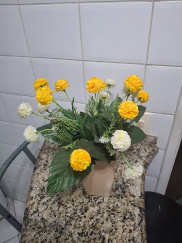 VASO DE FLOR ARTIFICIAL 