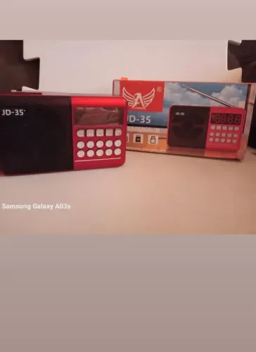 CAIXA DE SOM JD35 BLUTUF CARTÃO DE MEMÓRIA ENTRADA AX,PEN-DRIVE