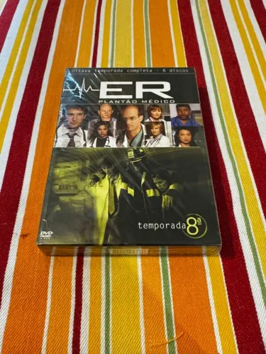 Box DVD's Lacrado - ER Plantão Médico - Oitava (8ª) Temporada