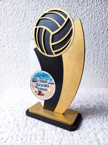 TROFÉU PERSONALIZADO - TEMA VÔLEI