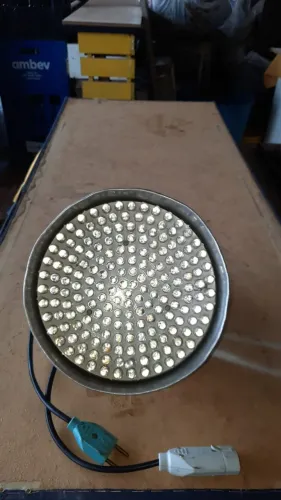 Canhão de led dmx Chauvet 64 leds em alumínio funcionando 100%