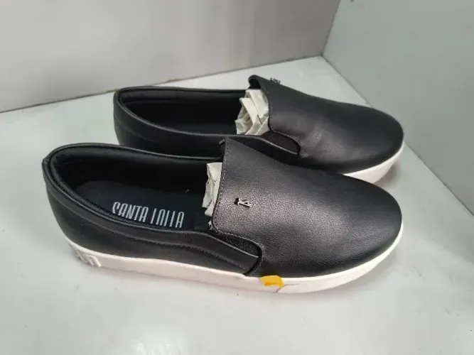 Tenis Slip On Flaltorm Santa Lolla Preto T 40