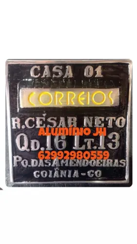 Caixa de correio com endereço 