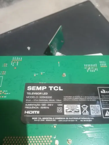 Placa completa 50SK8300 com alto falante e sensor