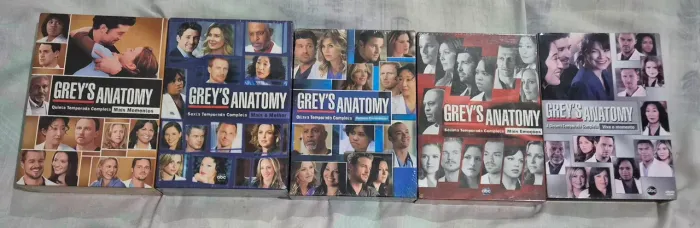 Dvds Grey's Anatomy temporadas 5,6,7,8 e 10
