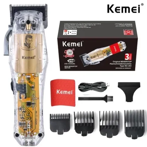 Máquina de Cortar Cabelo Kemei Profissional - NG 203