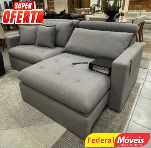 Sofá 2,40m Retrátil Novo Elegante - Mega Promoção!