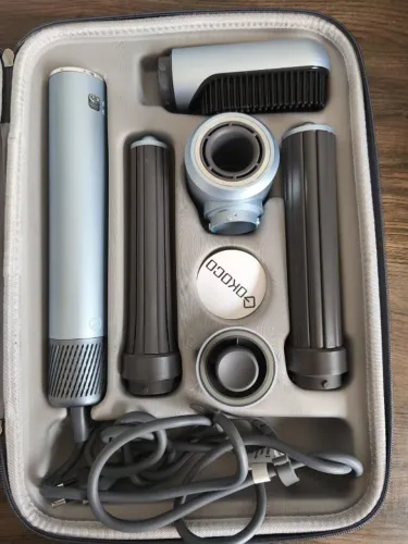 Secador De Cabelo, escova Secadora 5 Em 1 Gokoco