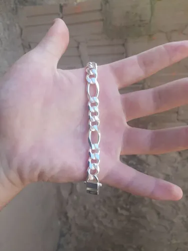 Pulseira prata 925 10mm