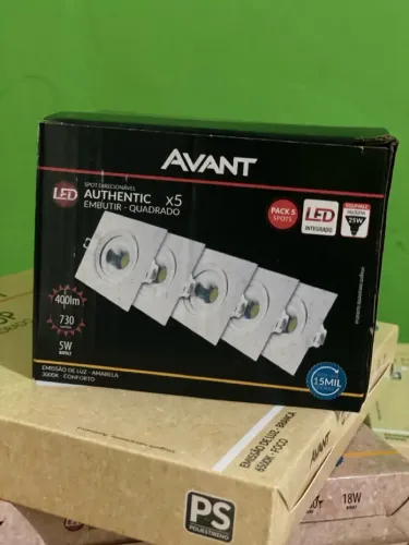 Spot de led | plafon de led| 5w luz amarela 