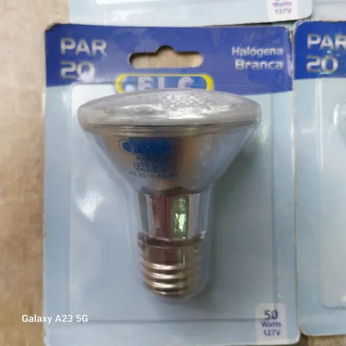 Lâmpada Halógena PAR20 50W 127V Branca