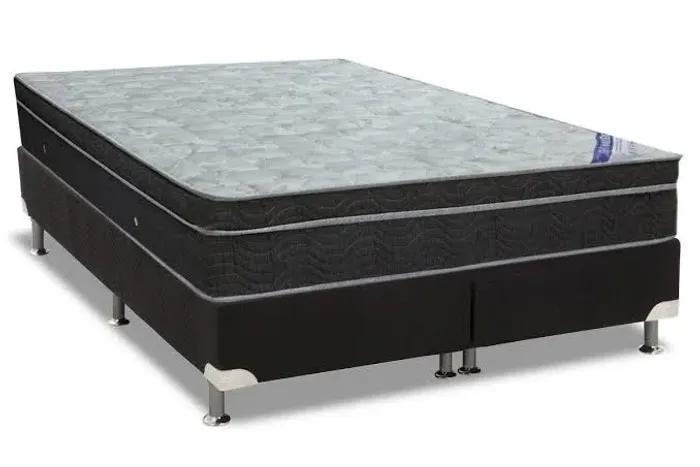 Cama Box King + Cabeceira - Usado