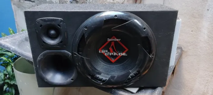 Caixa de som automotivo completa 