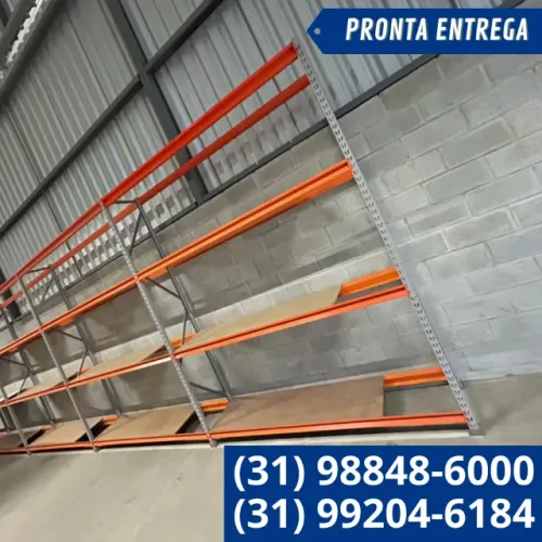 Mini porta pallet - estrutura peças para armazenagem