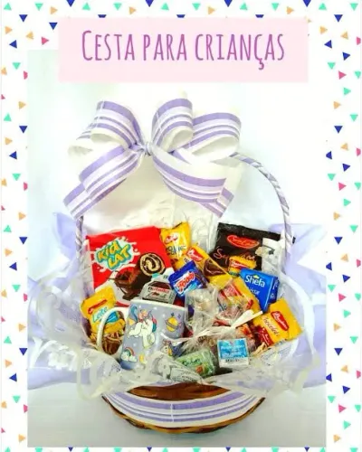 Cesta café da manhã infantil R$110,00